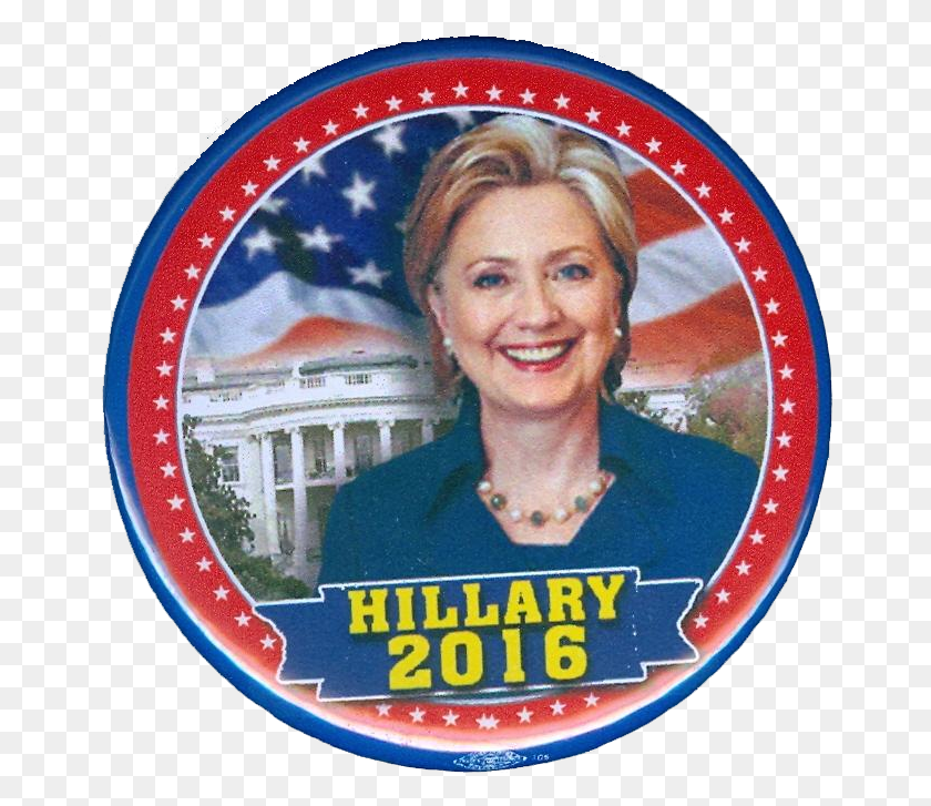 662x667 Hillary Clinton Circle, Person, Human, Logo HD PNG Download