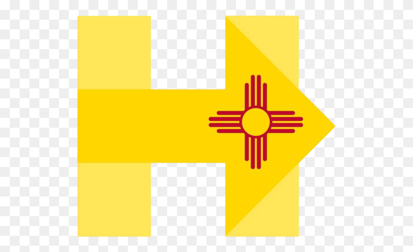 527x453 Png Флаг Штата Нью-Мексико Флаг Штата Нью-Мексико, Символ, Логотип, Товарный Знак Hd Png Скачать