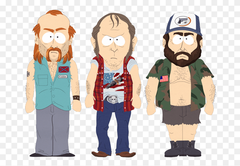 672x521 Hillbilly Brigade South Park Transparent Background Park They Took Our Jobs, Clothing, Apparel, Person HD PNG Download