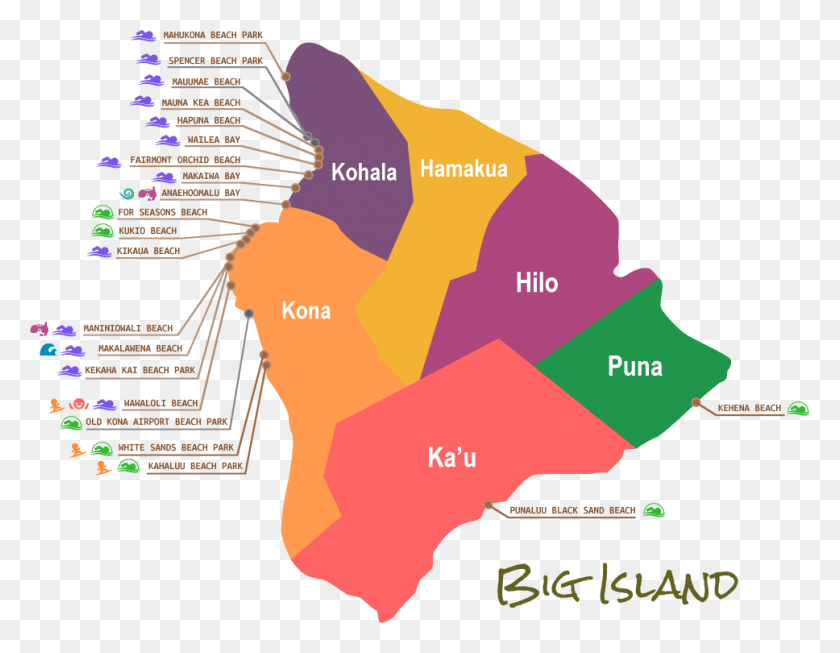 968x736 Hilo Hawaii Map, Plot, Diagram, Atlas HD PNG Download