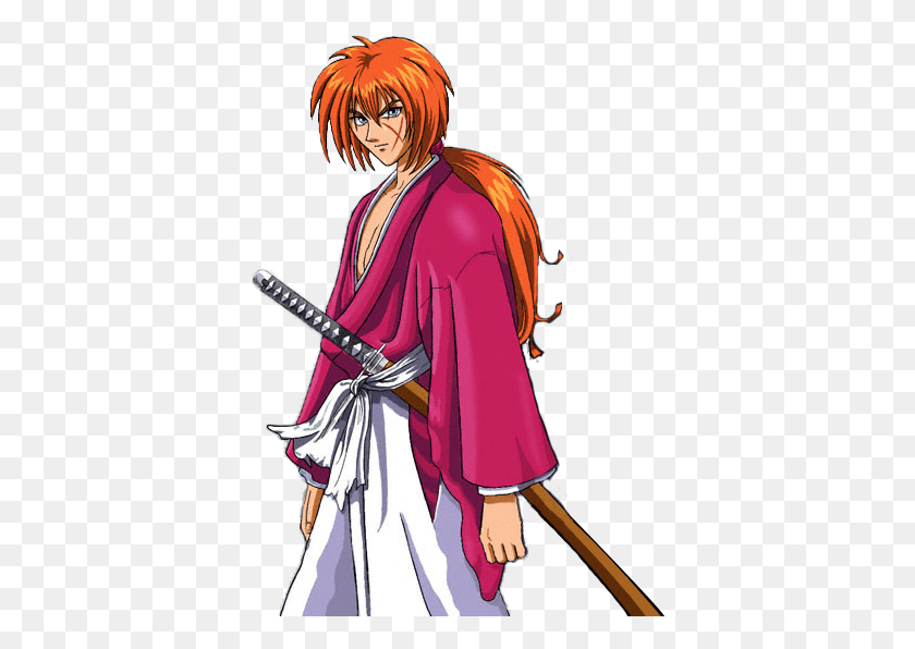 381x536 Himura Kenshin, Rurouni Kenshin, Manga, Comics, Libro Hd Png