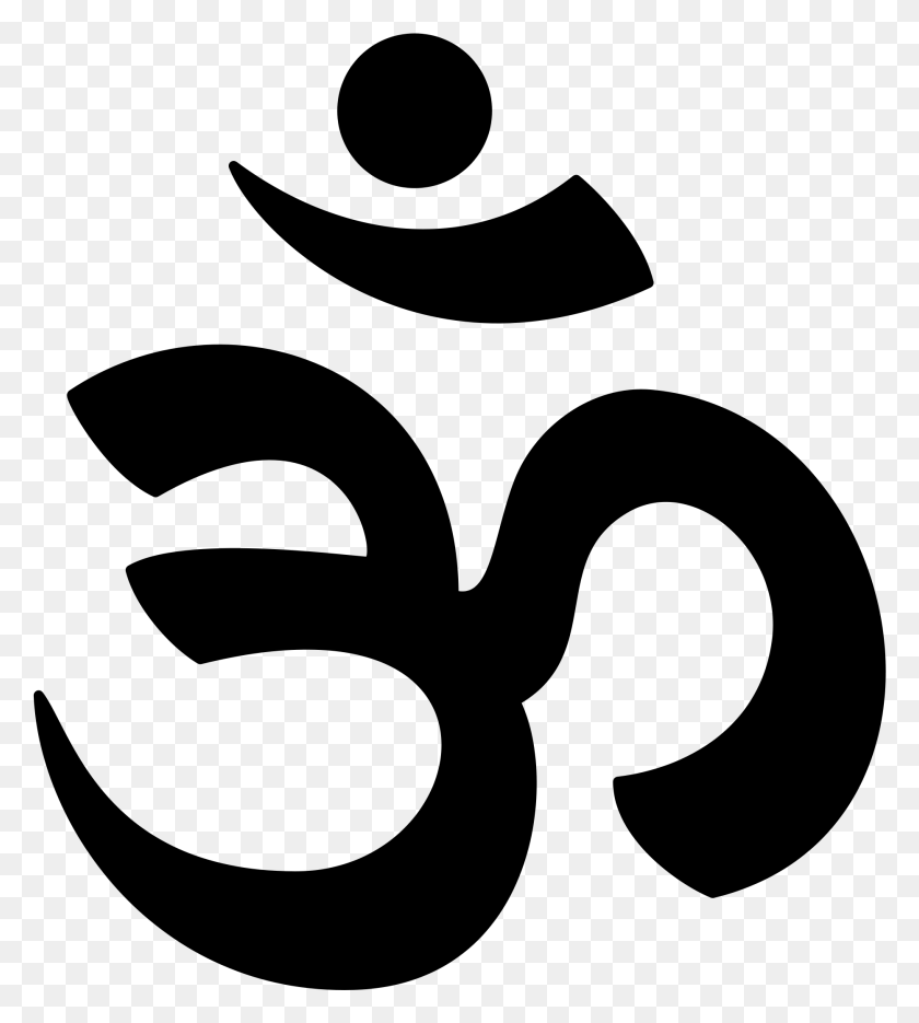 1865x2093 Индуистский Символ Ом, Серый, Мир Варкрафта Png Скачать