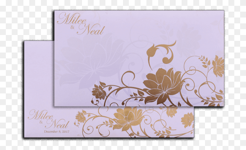 701x454 Hindu Wedding Cards Greeting Card, Graphics, Floral Design HD PNG Download
