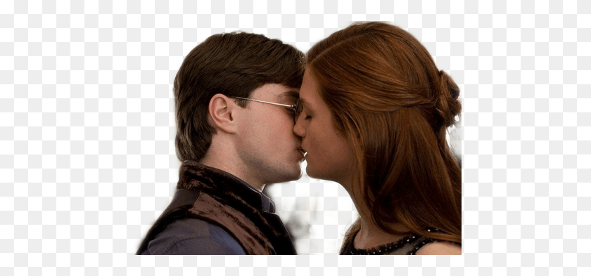 473x333 Hinny Harrypotter Ginnyweasley Harry Ginny Hanny Harry Potter And Ginny Marrying, Person, Human, Make Out HD PNG Download