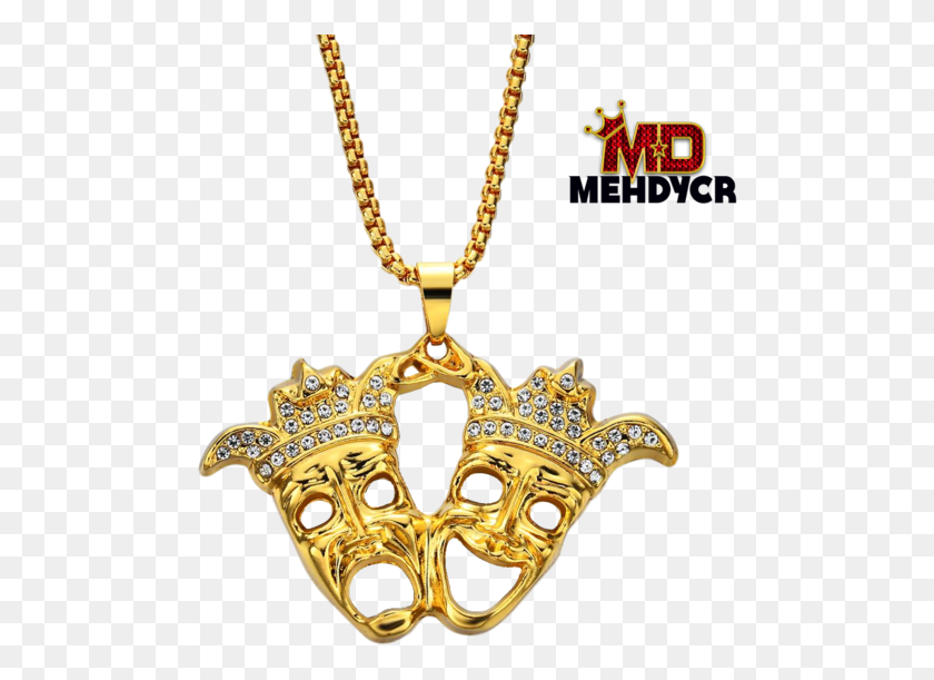 487x551 Hip Hop Chain Iced Colares Romnticos Para Casais, Locket, Pendant, Jewelry HD PNG Download