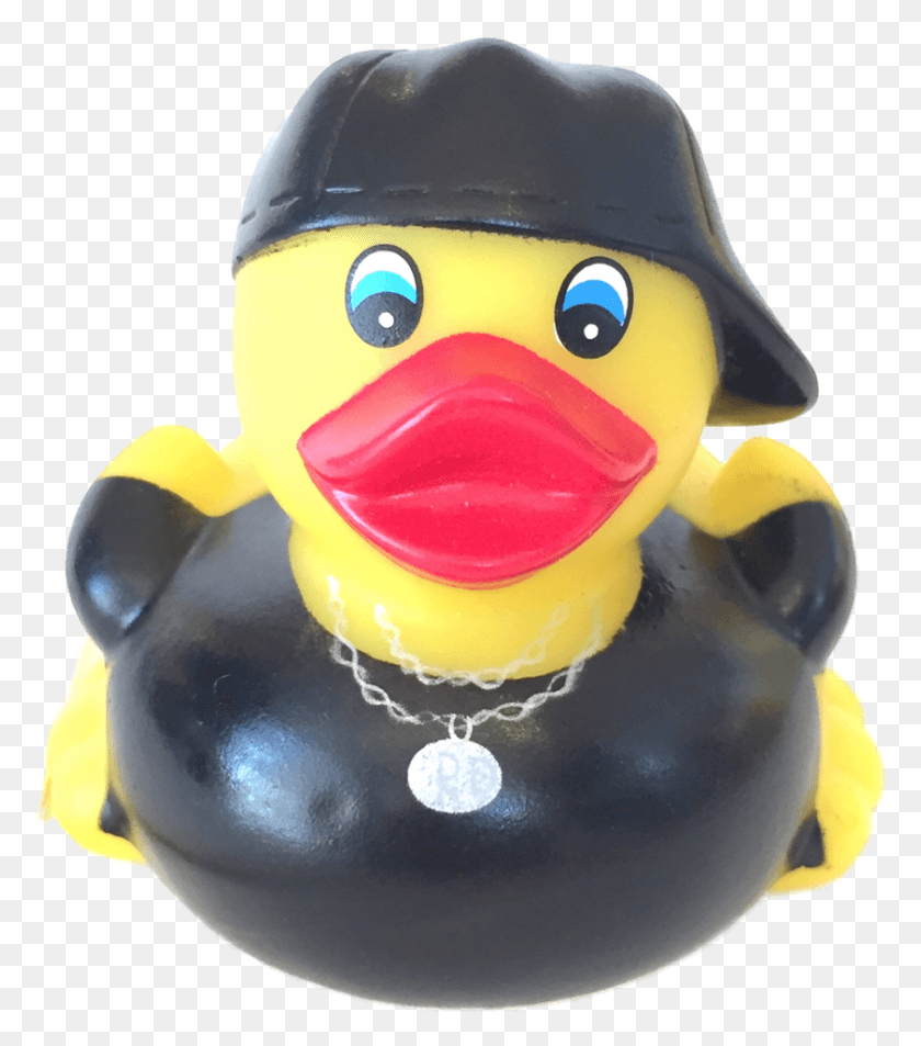 841x963 Hip Hop Rapper Rubber Duck With Black Hat And T Shirt Bath Toy, Snowman, Winter, Snow HD PNG Download