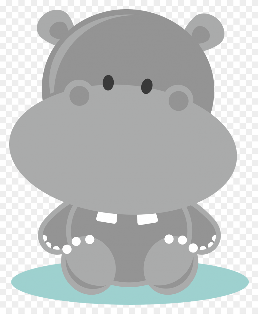 1298x1600 Hipopotamo Bebé Bebé Hipopótamo Clipart, Animal, Mamífero Hd Png