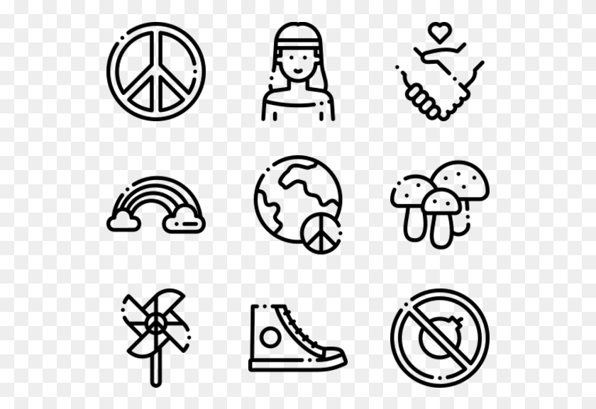 541x517 Hippies Hand Drawn Icon, Gray, World Of Warcraft HD PNG Download