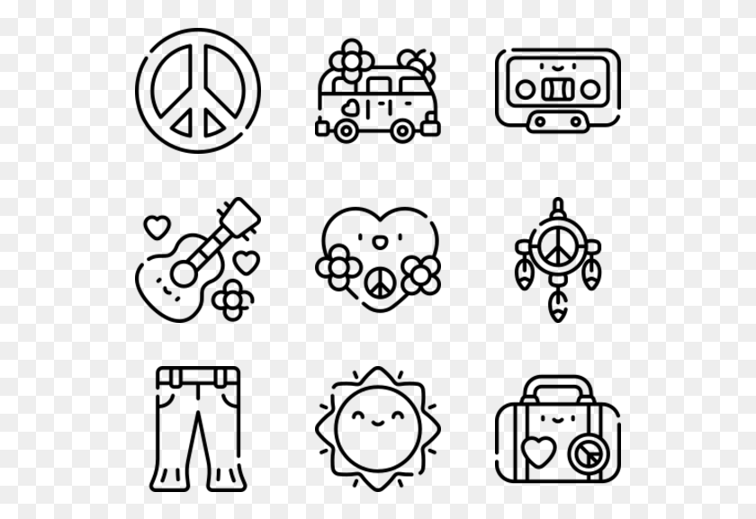 541x517 Hippies Manufacturing Icon Free, Gray, World Of Warcraft HD PNG Download