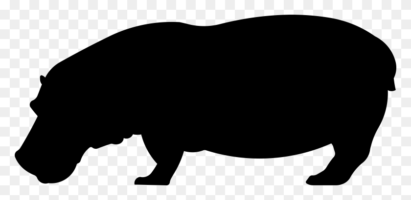 7977x3580 Hippopotamus Clip Art Gallery Yopriceville High Portable Network Graphics, Gray, World Of Warcraft HD PNG Download