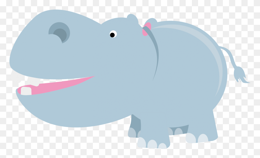 1502x866 Hippopotamus Clipart Blue Hippo Hippo Cartoon, Mammal, Animal, Piggy Bank HD PNG Download
