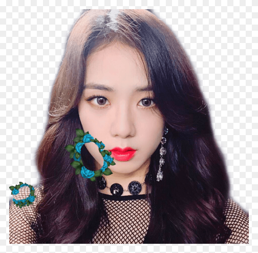 959x940 Hipster Sticker Make Up Jisoo Blackpink, Face, Person, Human HD PNG Download