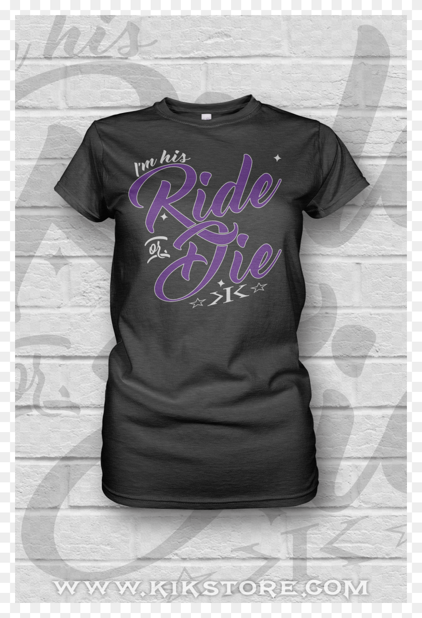 1200x1800 His Ride Or Die Kik Shirts, Clothing, Apparel, T-shirt HD PNG Download