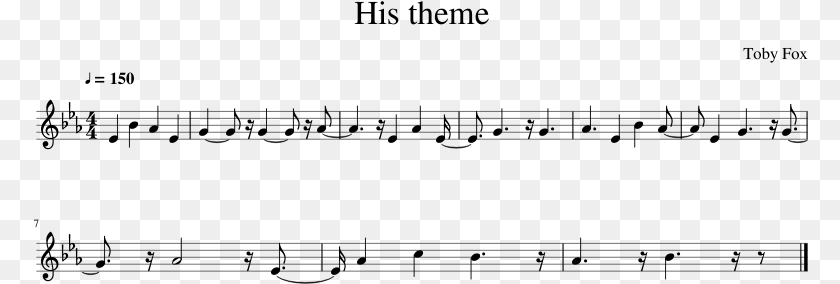 776x284 His Theme For Tenor Saxaphone Peter And The Wolf Violin Peters Theme, Gray Transparent PNG