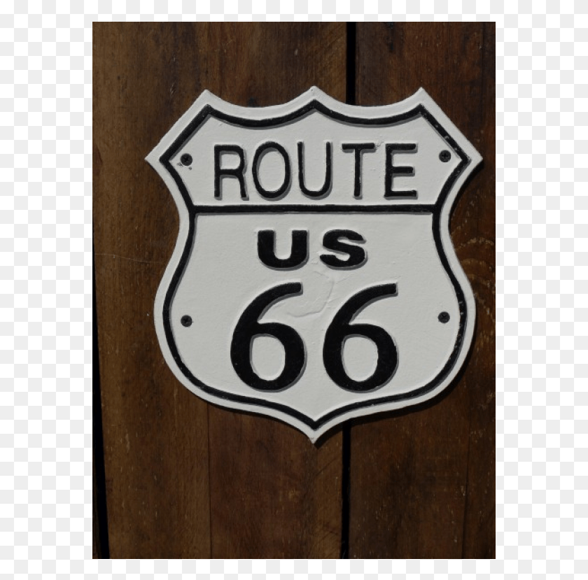 577x769 Historic Route 66 Sign, Symbol, Logo, Trademark HD PNG Download