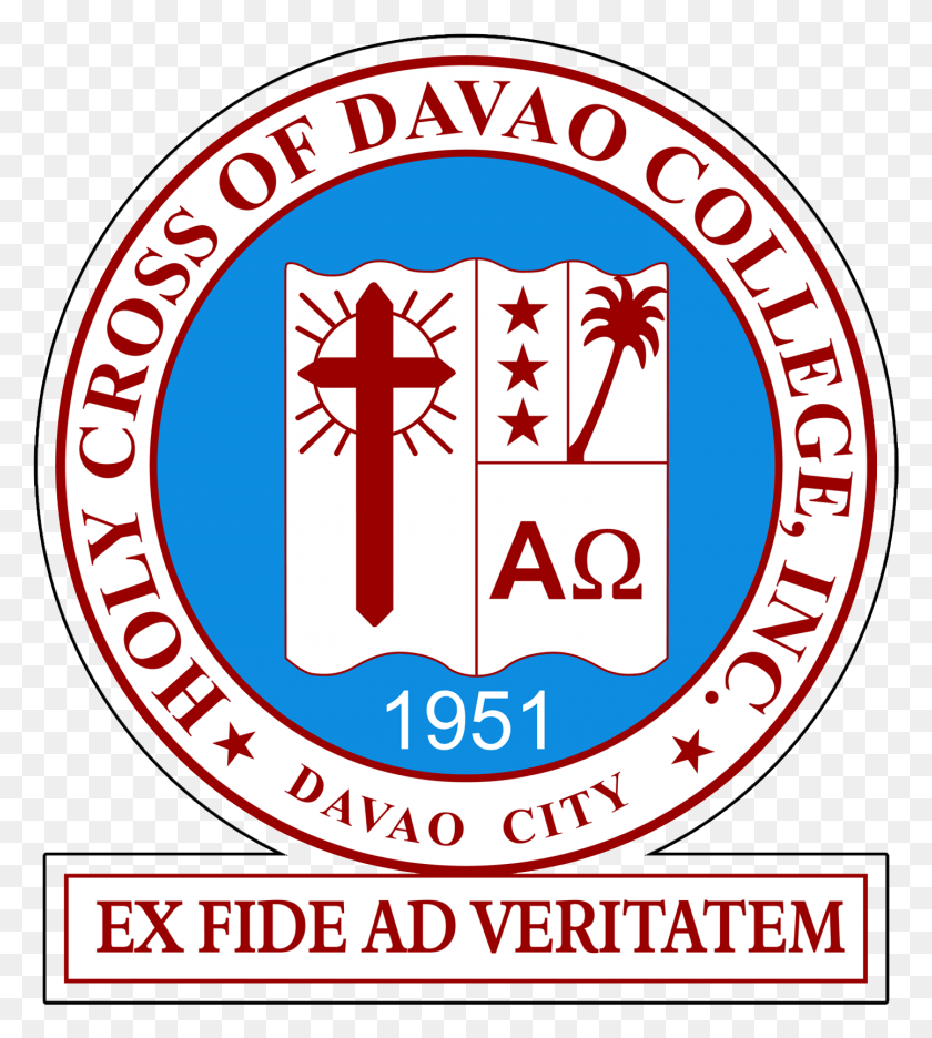 Historical Development Of Hcdc Holy Cross Of Davao Logo, Symbol, Trademark, Label HD PNG Download