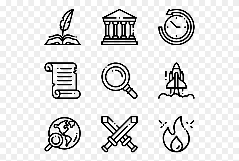 529x505 History Makeup Icon Transparent Background, Gray, World Of Warcraft HD PNG Download