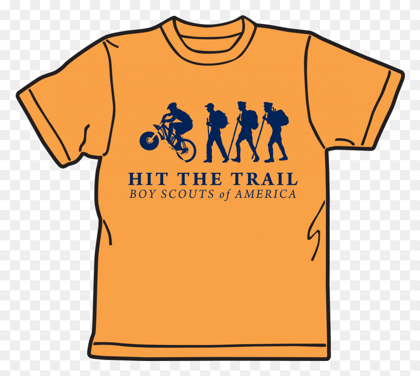 1200x1064 Hit The Trail Active Shirt, Clothing, Apparel, T-shirt HD PNG Download