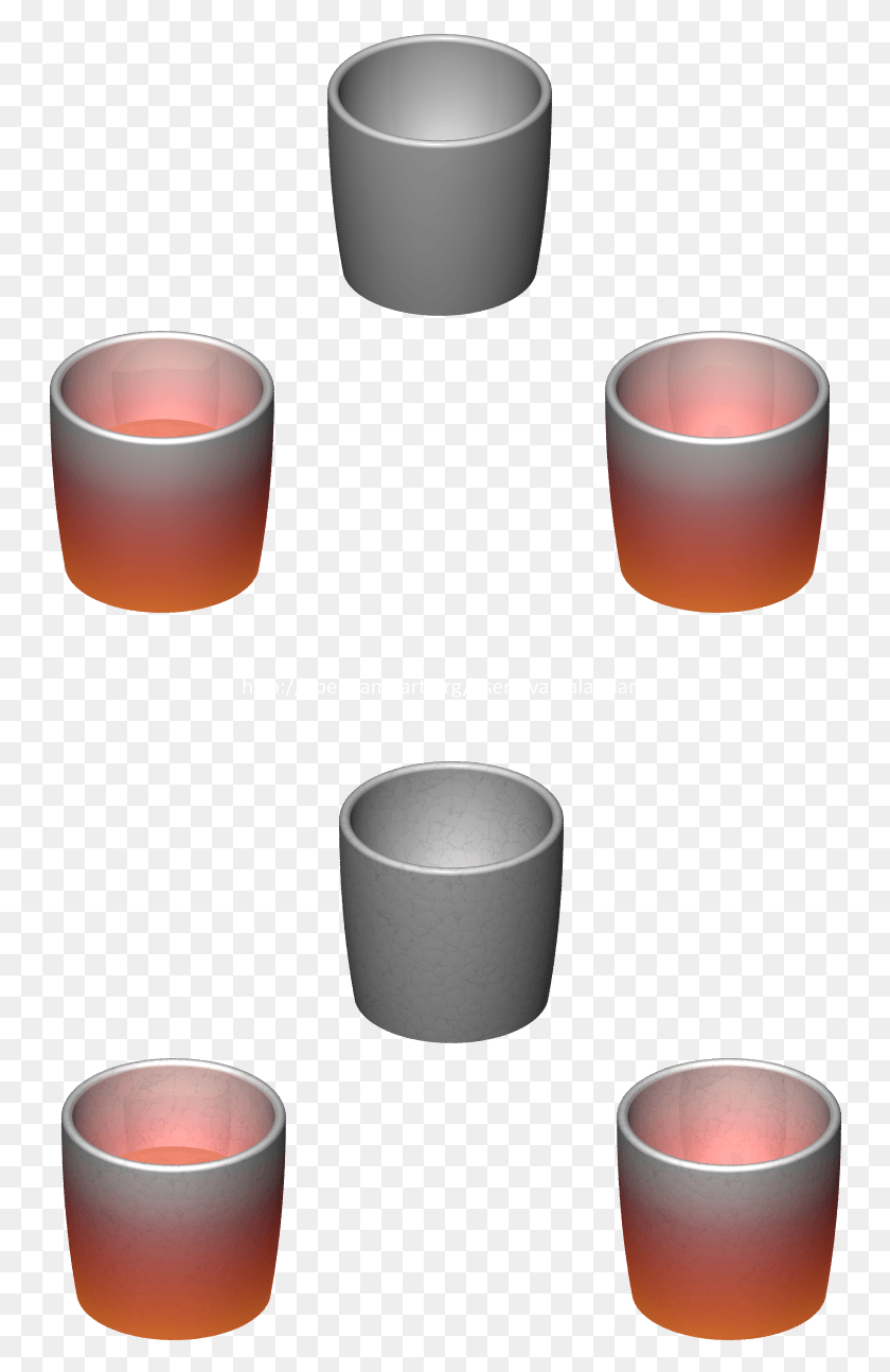 748x1234 Hjm Melting Pots Alpha 451 Kb 40 Cup, Coffee Cup, Candle, Soil HD PNG Download