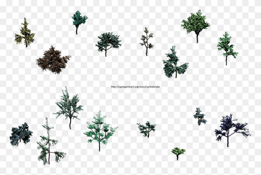 2076x1344 Hjm Small Trees 3 Alpha Coconut, Snowflake, Tree, Plant HD PNG Download