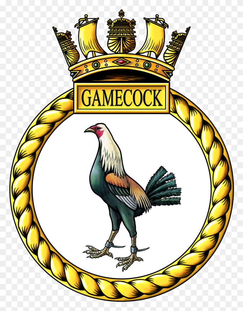 926x1203 Hms Gamecock Hms Queen Elizabeth Ships Crest, Logo, Symbol, Trademark HD PNG Download