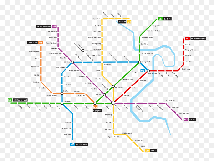 1397x1022 Хошимин Предложенная Карта Метро Tuyen Metro So, Текст, Мегаполис, Городской Hd Png Скачать