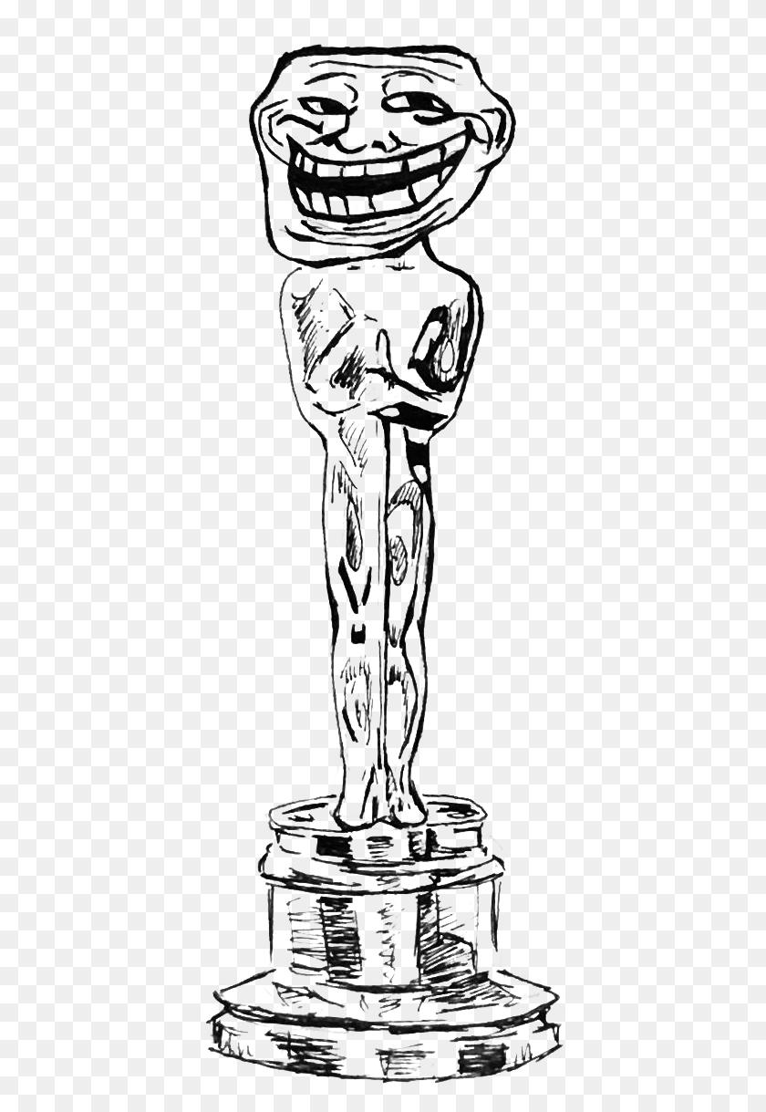 405x1159 Hoax At The Oscars Sketch, Alien, Skeleton, Wedding Cake HD PNG Download