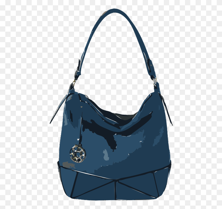 470x733 Hobo Bag Handbag Computer Icons Leather Blue Hobo Bag, Accessories, Accessory, Purse HD PNG Download