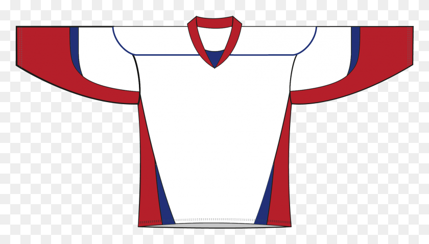 1750x939 Hockey Jersey Clipart Red White And Blue Hockey Jersey, Clothing, Apparel, Shirt HD PNG Download