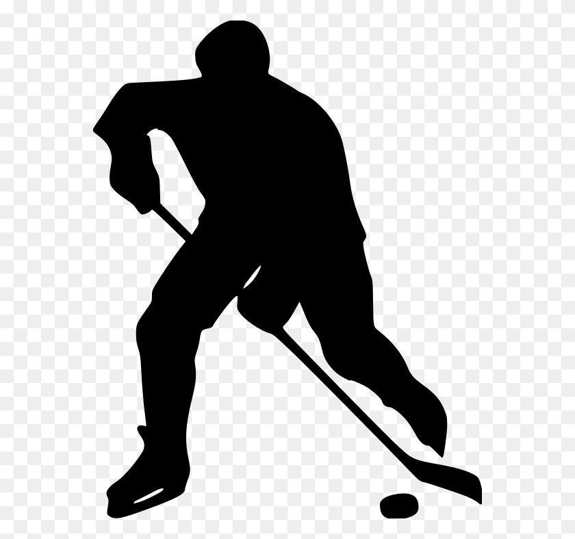 568x728 Hockey Player File Size Hockey Player Silhouette Clip Art, Gray, World Of Warcraft HD PNG Download