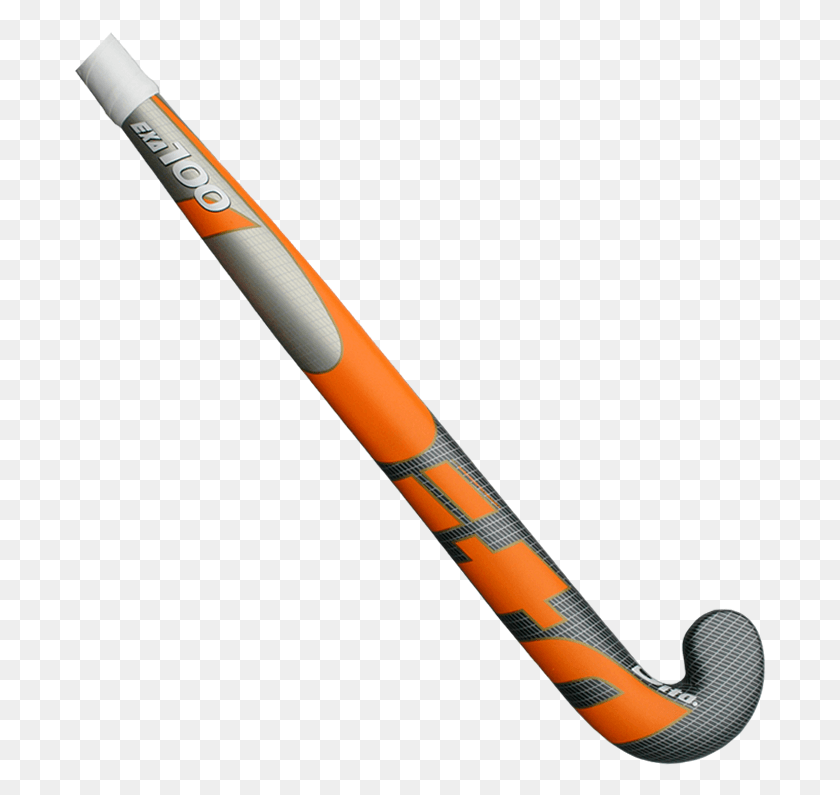 692x735 Hockey Stick Hockey Stick Orange Hockey Stick Indoor Field Hockey, Baseball Bat, Baseball, Team Sport HD PNG Download
