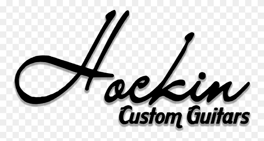 758x389 Hockin Custom Guitars Highline Luminescent Series 2018 Каллиграфия, Текст, Алфавит, Символ Hd Png Скачать