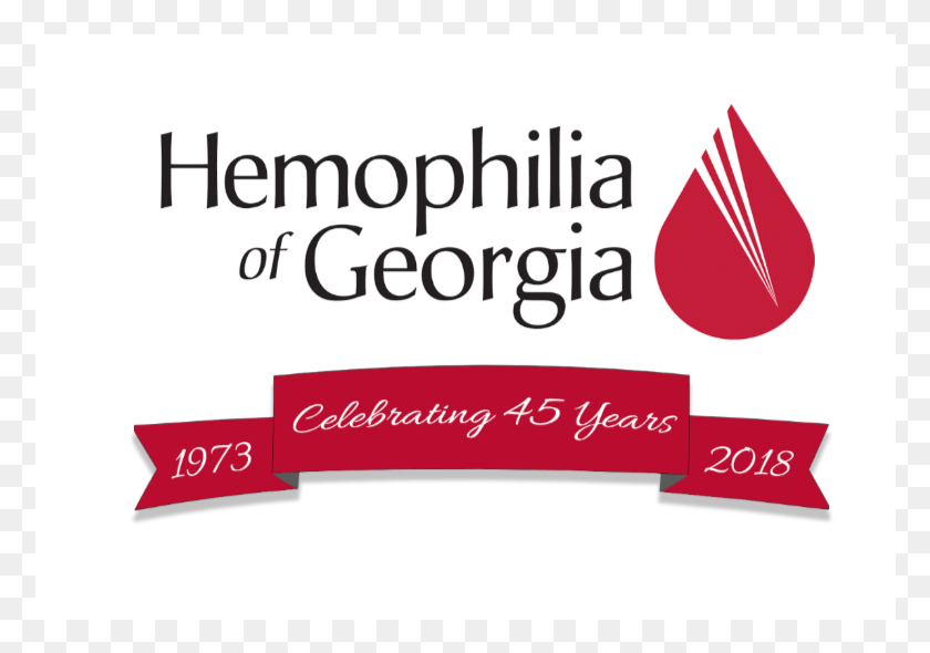 778x530 Descargar Png Hog 45 Aniversario Logotipo Gráfico Hemofilia De Georgia, Texto, Papel, Publicidad Hd Png
