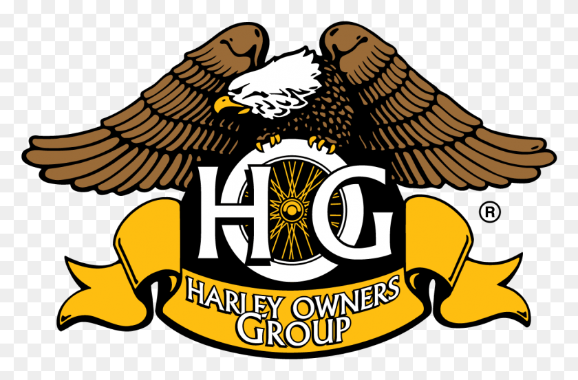 1153x729 Hog Harley Owners Group Eagle Logo Векторный Логотип Harley Owners Group, Символ, Товарный Знак, Животное Hd Png Скачать