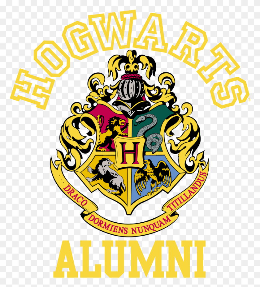 841x936 Escudo De Hogwarts Harry Potter Hogwarts Sello, Símbolo, Logotipo, Marca Registrada Hd Png