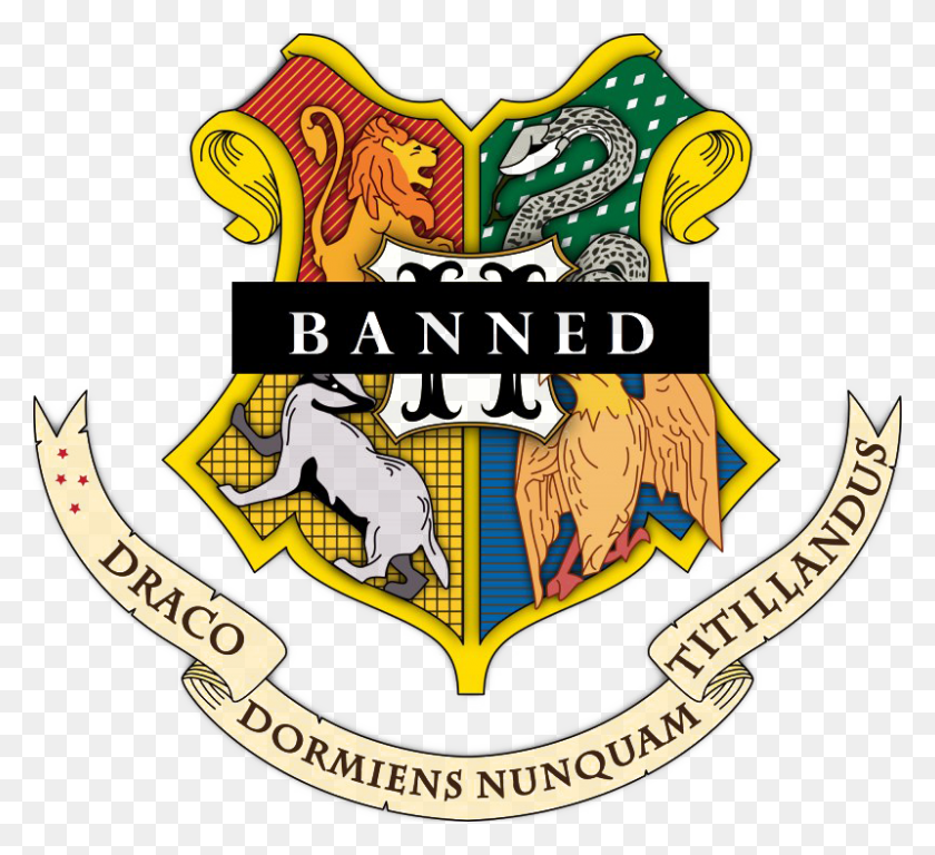 800x727 Hogwarts Emblem, Logo, Symbol, Trademark HD PNG Download