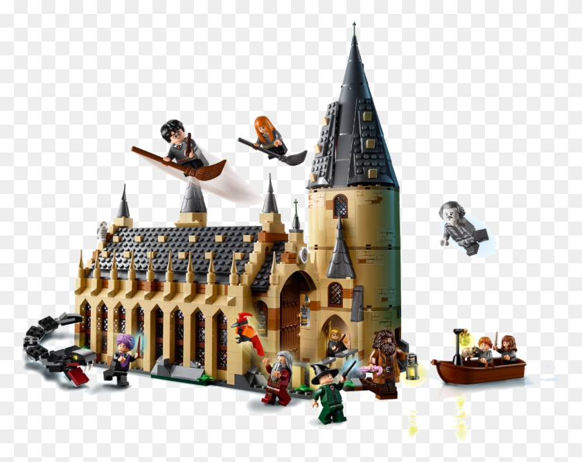 1043x813 Hogwarts Great Hall Lego Harry Potter 2019 Sets, Person, Human, Spire HD PNG Download