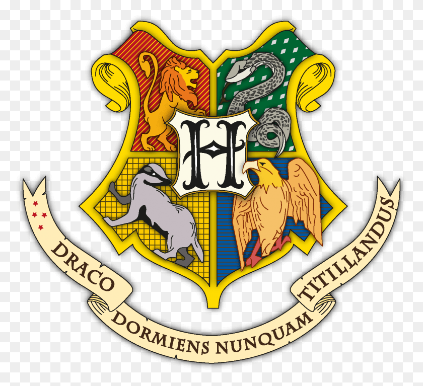 1519x1378 Hogwarts Logo Hogwarts School Of Witchcraft And Wizardry, Symbol, Trademark, Emblem HD PNG Download