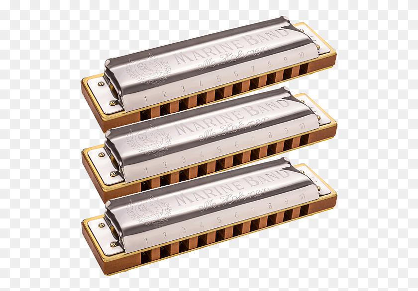 519x526 Hohner Marine Band, Book, Musical Instrument, Harmonica HD PNG Download
