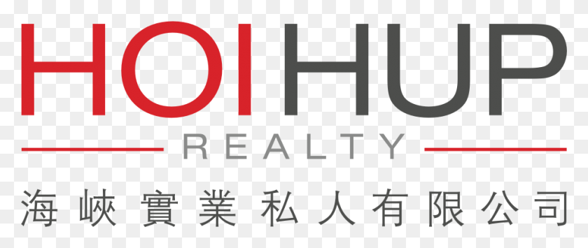 954x362 Descargar Png Hoi Hup Realty Pte Ltd Hoi Hup Realty Logo, Texto, Alfabeto, Word Hd Png