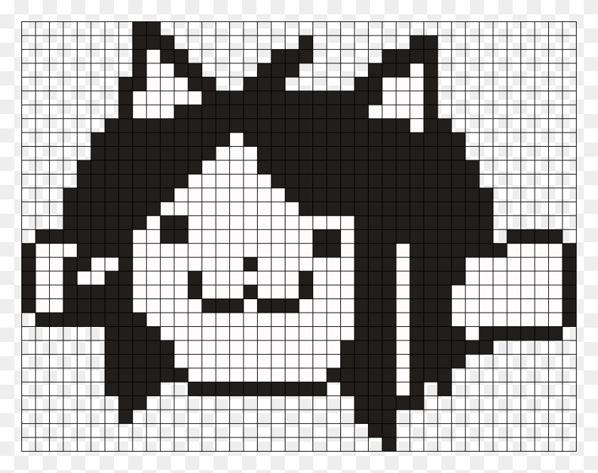 841x652 Hoi Its Temmie Perler Bead Pattern Bead Sprite Underfell Temmie, Game, Crossword Puzzle HD PNG Download