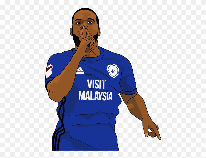 475x583 Hoilettlarge Cardiff City Player, Clothing, Apparel, Person HD PNG Download