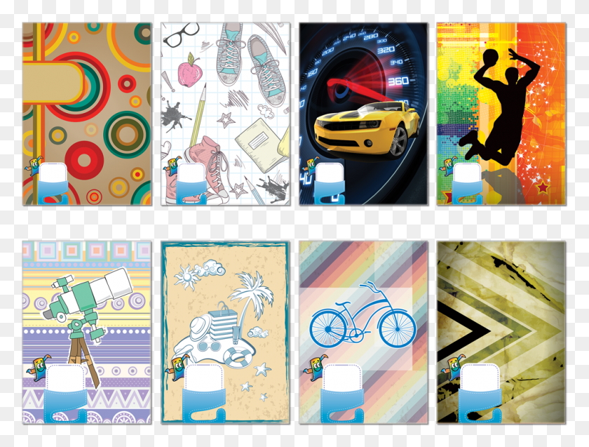 1000x740 Hojas Carpeta A4 A5 Muestra Graphic Design, Collage, Poster, Advertisement HD PNG Download
