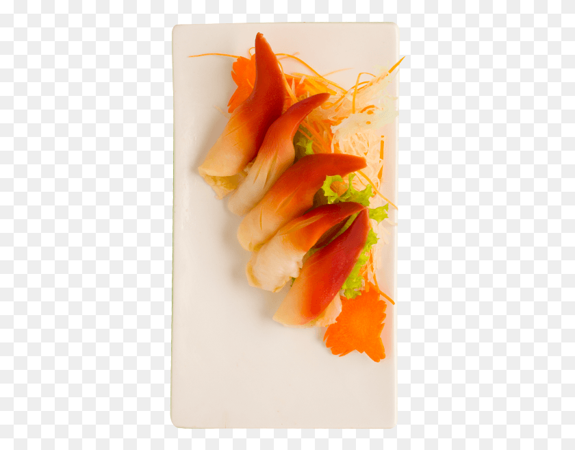 346x597 Hokkigai Sashimi Fish Slice, Plant, Food, Dish HD PNG Download