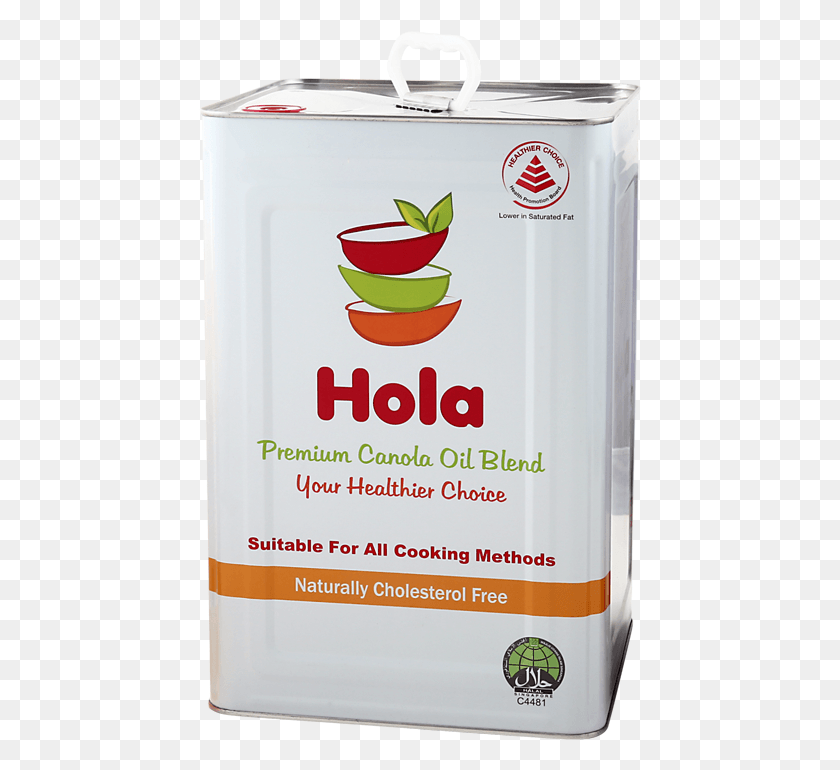 443x710 Hola Blended Oil Hola Cooking Oil, Bowl, Bottle, Refrigerator Descargar Hd Png
