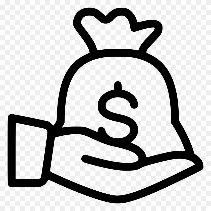 980x980 Hold Money Bag Comments Hand Money Bag Icon, Bag, Lawn Mower, Tool HD PNG Download