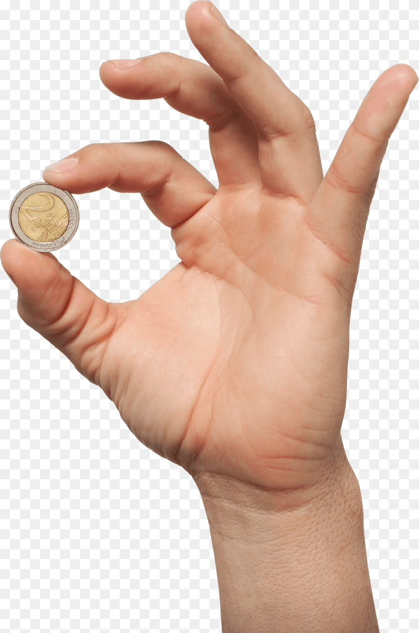 Holding Coin Hand, Body Part, Finger, Person, Money Transparent PNG