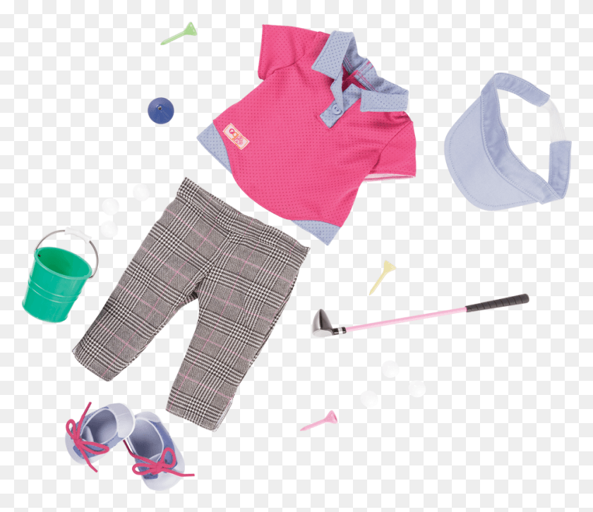 938x801 Hole In One Golf Outfit Main Our Generation Doll Golf, Clothing, Apparel, Person HD PNG Download