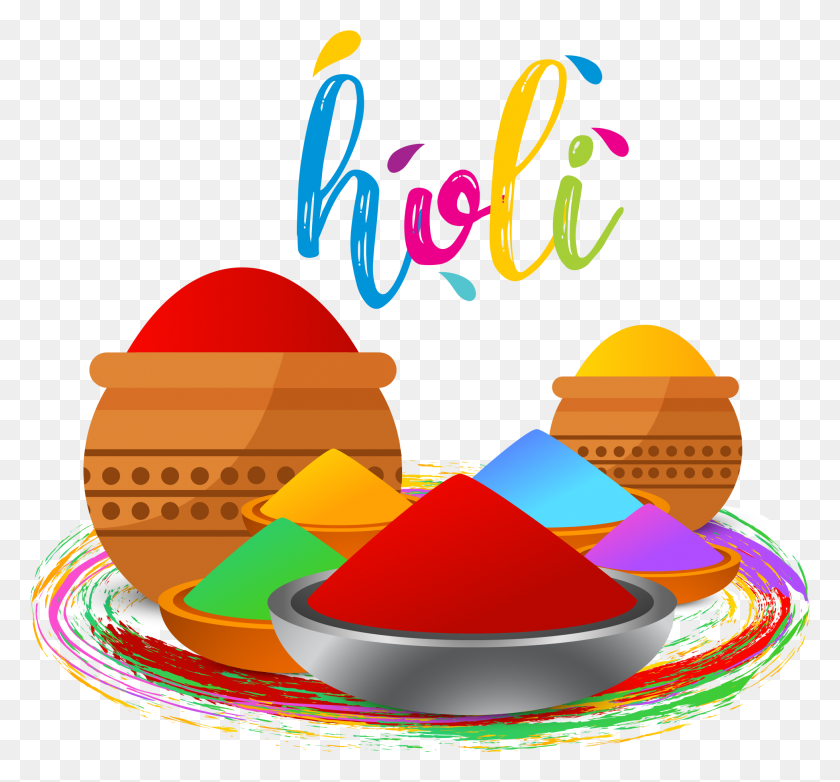 1958x1813 Descargar Png / Holi Logo Happy Holi Fondo Blanco, Diwali, Graphics Hd Png