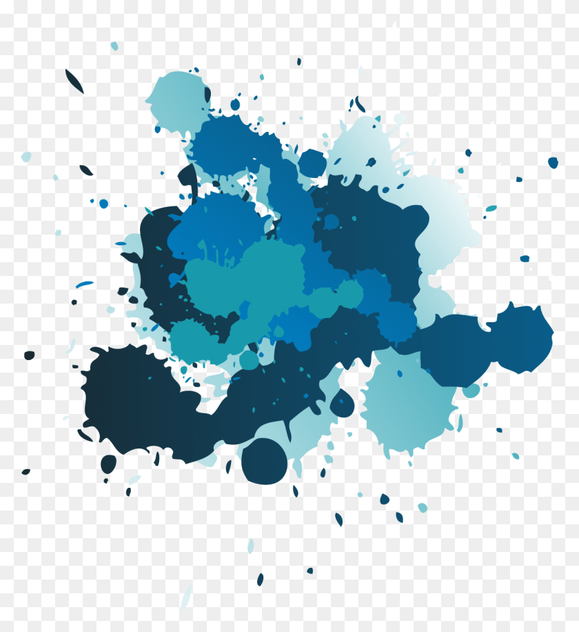 1176x1291 Holi Paper Mario Paint Splatter Blue, Plot, Stain HD PNG Download